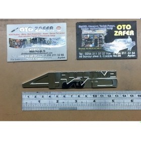 Resim Off Road 4Wd Full Time Whell Drive Bagaj 3D Kroml Yazı Logo 