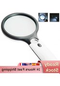 Resim Ulzyvf Takı Takı Saat Okuma Lens Led Işıklı İle El Eğlenceli Canlı Büyüteç Büyüteç Büyüteç Büyüteç Büyüteç 45x 3 Ec 