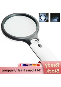 Resim Ulzyvf Takı Takı Saat Okuma Lens Led Işıklı İle El Eğlenceli Canlı Büyüteç Büyüteç Büyüteç Büyüteç Büyüteç 45x 3 Ec 
