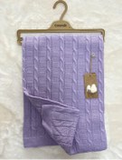 Resim Btu7608 Triko Battaniye Lila 