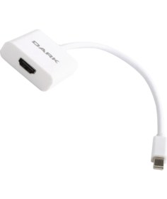 Resim Dark Mini Display Port to HDMI (Dişi), 4K Çözünürlük, Tak Çalıştır, Beyaz Dönüştürücü (DK-HD-AMDPXHDMI) 