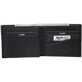 Resim Guard Leather Guard Antik Siyah Deri Erkek Cüzdanı Çok Renkli 