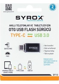Resim Syrox Usb-3 Den Type-C Ye Dönüştürücü Otg Dt13 245563438 