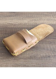 Resim Sumerian Leather Craft Deri Sigara Kılıfı Taba 