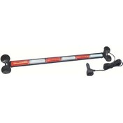 Resim Tongdashop 64.01cm Araba Kamyon Led Işık Barı 60 Led 26 Mod Kırmızı Beyaz 4 Vakum Kupası Kolay Kurulum 