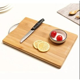 Resim Bambu Ekmek Tahtası 22-32CM, Şık ve Doğal Mutfak Aksesuarı 