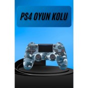 Resim Genel Markalar PS4 Joystick Oyun Kolu Titreşimli Uzun Pil Ömrü USB Şarj Kablolu 