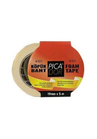 Resim Picador Çift Taraflı Bant Köpük Rulo Askılı 19 Mm x 5 Mt 