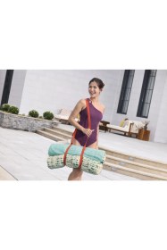 Resim Bestway EVERLUXE 43909 Lüks Kumaş Kaplı Hamak Havuz Şezlongu, Taşıma Askısıyla Birlikte 1.22m x 65cm x 15cm 
