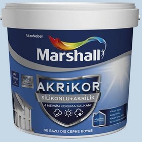 Resim Marshall T1.08.79 7,5 Litre Akrikor Silikonlu+Akrilik Su Bazlı Dış Cephe Boyası (MARSHALL.5271088) 