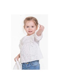 Resim Xo Kids Kız Çocuk Bluz 1-5 Yaş 35469 Ktst09016 Beyaz 