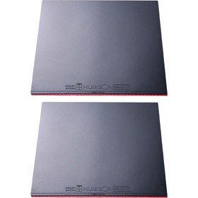 Resim Dolıty 2 Adet Masa Tenisi Raketi Kauçuk Taşınabilir Siyah 