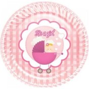 Resim Roll Up Karton Tabak Kız Bebek 8'li 