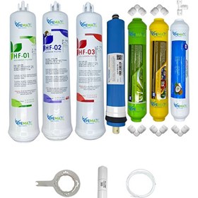 Resim Pemax Water Solutions Kapalı Kasa Su Arıtma Cihazlarına HFT 7'li Vontron Mebran Alkali-Mineral-Tatlandırıcı 