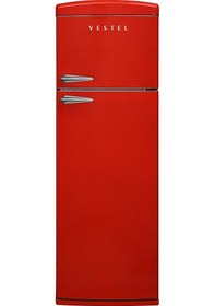 Resim Vestel Retro SC32211 311 LT Statik Üstten Donduruculu Buzdolabı Kırmızı 