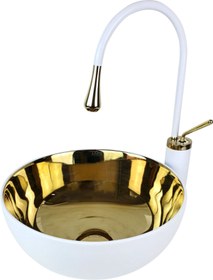 Resim Pure Concept Pure Beyaz Gold Tezgah Üstü Çanak Lavabo Wg-302 