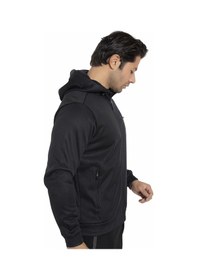 Resim Crozwise Erkek Kapşonlu Spor Sweatshirt Siyah 