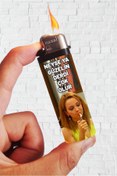 Resim SARANG Çakmak Güzelin Derdi Çok Olur Selin Avrupa Yakası Klasik Baskılı Çakmak 