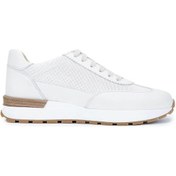 Resim Tamer Tanca Erkek Hakiki Deri Beyaz Sneakers & Spor Ayakkabı 1093 074 Erk Ayk Y25 Beyaz Beyaz 