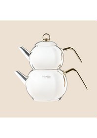 Resim Kitchen Solena Çaydanlık - Gri - 2 Lt + 1 Lt Çok Renkli 