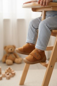 Resim Ayakmod Taba Süet Cırtlı Bebek Panduf Ba&Ba 058989 B 