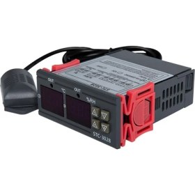 Resim STC-3028 AC 110-220V LCD Ekranlı Nem Sıcaklık Kontrol Modülü 