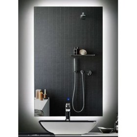 Resim Global Led Mirror 60X70 cm Ledli Ayna Banyo Aynası Işıklı Ayna 