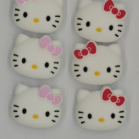 Resim Sanrio için for hello kitty silikon tenis topu emicileri - 6 adet set, 3 pembe ve 3 kırmızı, titreşimli şok emicileri, tenis raketleri için titreşimli emiciler, tenis ekipmanı | Eğlenceli tasarım | Titreşimli emiciler, tenis aksesuarları 
