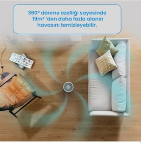 Resim Meross Wi-Fi Uzaktan Kontrollü Akıllı Hava Temizleyici 
