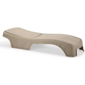 Resim Brezza Royal Rattan Şezlong Cappuccino 