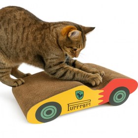 Resim Purrari Kedi Tırmalama Kartonu 30 cm – Çift Taraflı Tırmalama Tahtası, Tırnak Bakımı 