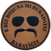 Resim KORDAK E Biz Boşuna mı Buradayız Babayiğit Taktik Peç - Airsoft Patch 