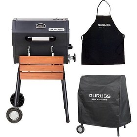 Resim Guruss CG-050 Kömürlü Barbekü Mangal + Önlük + Kılıf 