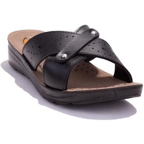 Resim Polaris 403003 Siyah Ortopedik Günlük Kadın Terlik 001 