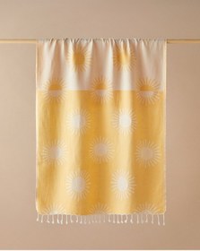 Resim English Home Vina Pamuklu Peştamal 90x150 Cm Sarı Sarı 