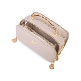 Resim Nas Bag Kadın Mini El Ve Çapraz Çanta Kum En :18 Cm Boy:10 Cm Kum - Bej 