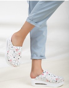 Resim Airmax Taban Ortopedik Sabo Terlik Doktor Hemşire Terlik 412 Beyaz 