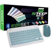 Resim Steep Solid Magic Şarjlı Bluetooth Klavye - Mouse Set 