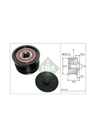 Resim Ina 535019110 Alternator Kasnagi 60694260 71789544 77363565 