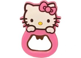 Resim Schulzz Originals Sanrio Hello Kitty Şişe Kapak Açacağı Arkası Magnetli Versiyon 