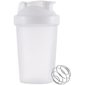 Resim Beyaz 400 Ml Protein Shaker Bardak Kapak Çevirin Milkshake Karıştırma Su Şişesi Spor Salonu Kaynağı Beyaz 