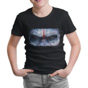 Resim Maymunlar Gezegeni Siyah Çocuk Tshirt 