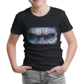 Resim Maymunlar Gezegeni Siyah Çocuk Tshirt 