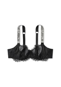 Resim Victoria'S Secret Siyah Shine Strap Dantelli Sütyen (542390451) 