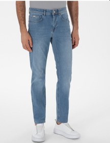 Resim Cacharel Açık Mavi Slim Fit Pamuk Karışımlı Jean Pantolon Denim 