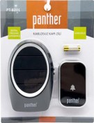 Resim Panther Pt-8201 Kablosuz Kapı Zili Siyah 