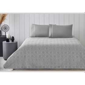 Resim Taç Pike Takımı Jakarlı Doretta Antrasit Tek Kişilik 