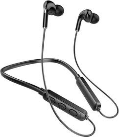 Resim Bluetooth Kulaklık Spor Güçlü Bas Kulak İçi Kulaklık, IPX7 Su Geçirmez, Yüksek Ses Kalitesi, Koşu Fitness iPhone, Android için (Siyah) 