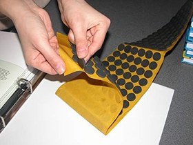 Resim Aso CD ve DVD Tutucu Eva Sünger Arkası Yapışkanlı 1020 adet Siyah 