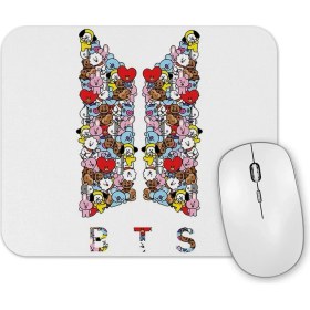 Resim Baskı Dükkanı BT21 Bts Mouse Pad 